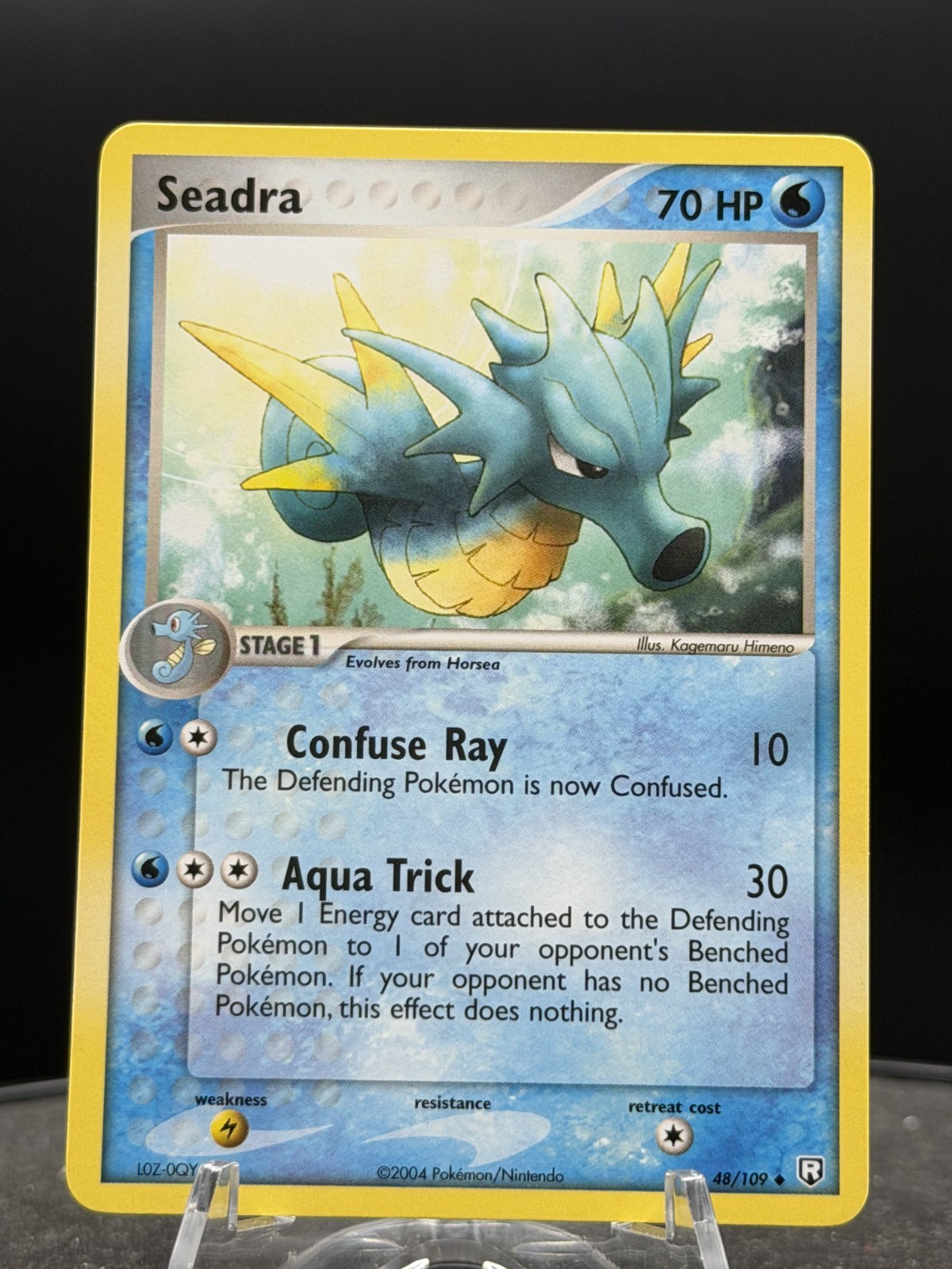 2004 Pokemon TEAM ROCKET RETURNS - #48 Seadra NM