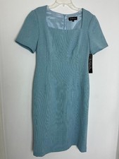 NEW The Perfect Dress Womens Sheath Dress Size 4 NWT Blue $210
