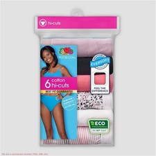 Fruit of the Loom Womens 6pk Hi-Cut Underwear...