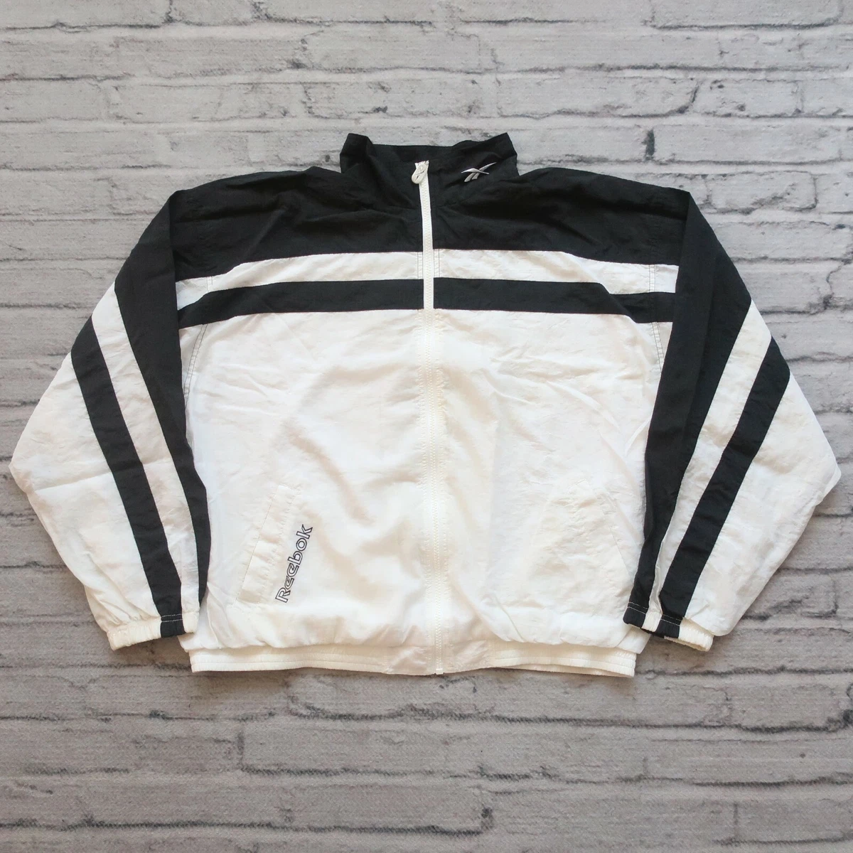 Reebok jacket vintage womens white Clearance