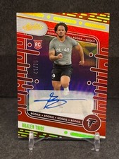 Bralen Trice 2024 Absolute Signatures Spectrum Orange #163 RC Auto SP Falcons