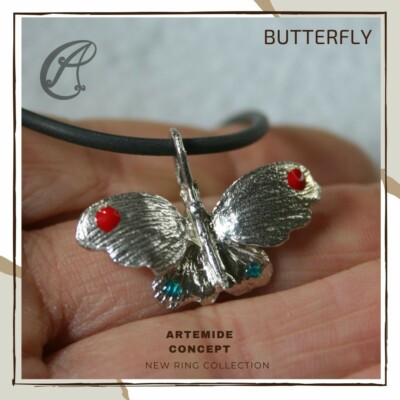 BUTTERFLY Pendant in Silver 