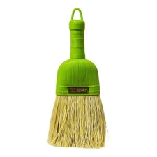 Empire Brushes Inc 9" Plastic Garment Valet Brush Whisk Broom Green USA Vintage