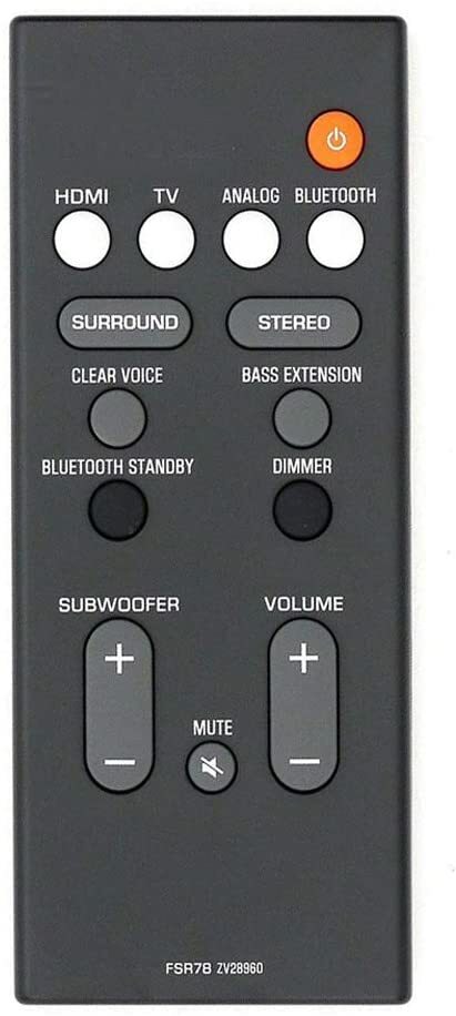 FSR73 ZP80760 Telecomando di ricambio per Yamaha Sound Bar