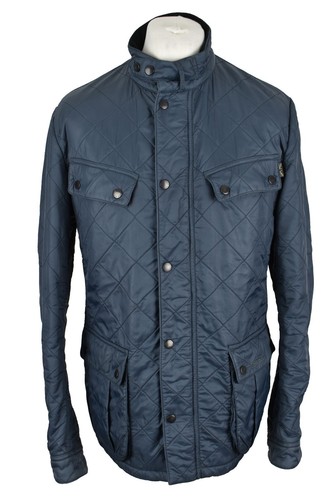 BARBOUR International Blue Quilted 