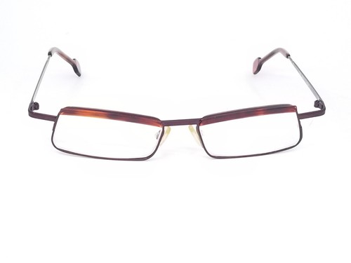 Theo Belgium NOS Gelato.it 63 Burgundy Titanium Eyeglass Frame 45 20 140 - Picture 4 of 12