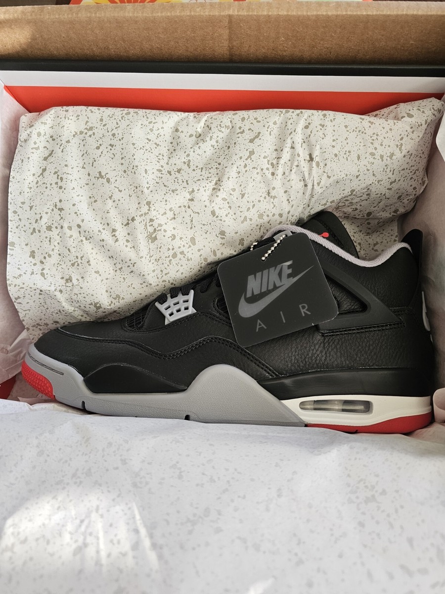 新品 AIR JORDAN 4 RETRO CEMENT ブレッド(2019) Jordan 4 Retro Bred (2019) Men's - 308497-060 - US