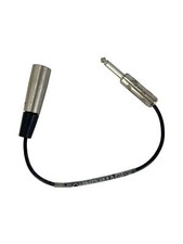 Switchcraft XLR 3 Pin Male to 1/4" Plug Adapter 12" Long