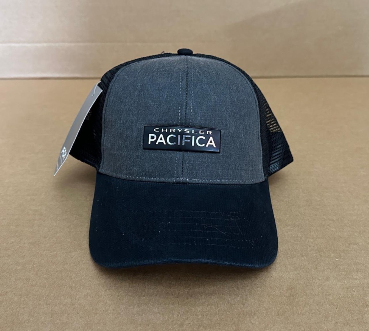 Factory Official Chrysler Pacifica Snap Cap Black & Grey Mesh Hat