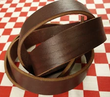HORWEEN BURGUNDY LATIGO ILLINI LEATHER STRAPS 12oz. VARIOUS SIZES AVAILABLE.