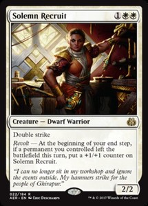 Solemn Recruit x4 - Aether Revolt - NM-Mint, English - Aether Revolt