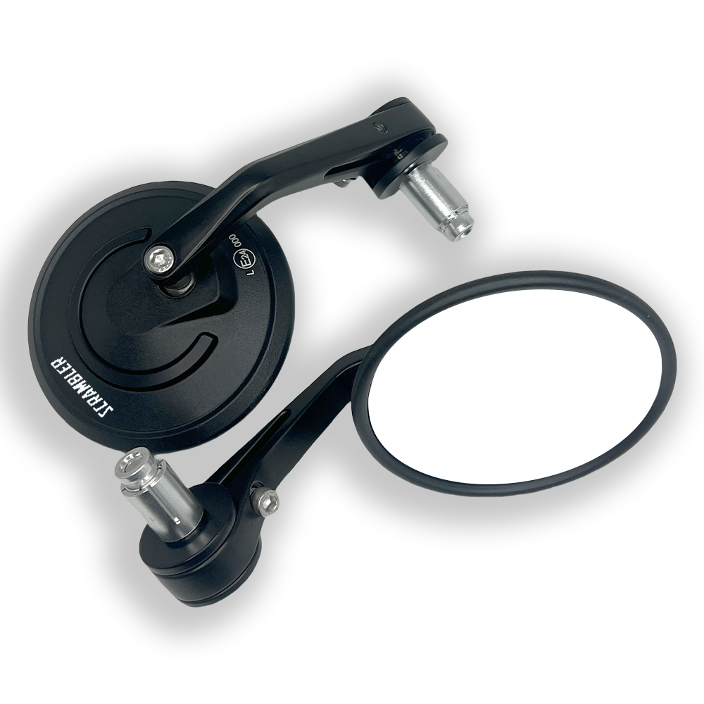 For Ducati Scrambler 400 800 1100 Bar End Mirrors Retro Handlebar