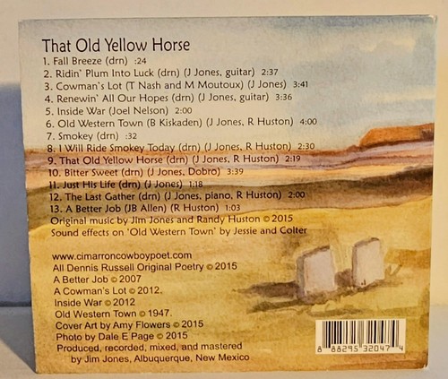 Dennis Russell : That Old Yellow Horse A Collection of Rhyming Tales CD NICE - 第 2/4 張圖片