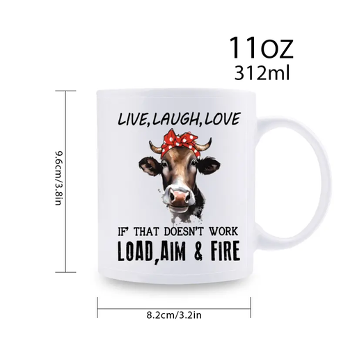 11 Unzen Lustiger Kaffee Neuheit Keramik Party Weihnachtsgeschenk Niedlich Geburtstag Sommer - Bild 5 von 6