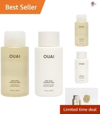 Shampoo + Conditioner - Keratin & Biotin - Bouncy & Voluminous Hair - 10 fl oz