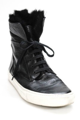 vince black and white sneakers