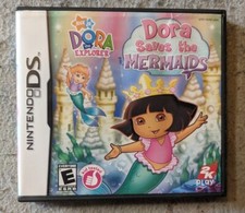Dora the Explorer: Dora Saves the Mermaids Nintendo DS, 2007 Complete in Box