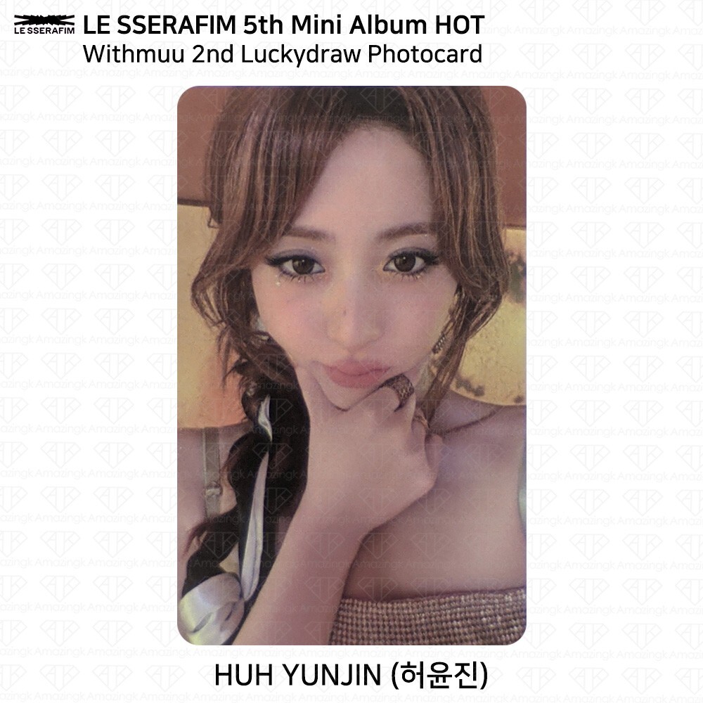 Le Sserafim 5th Mini Album HOT Withmuu 2nd Luckydraw Photocard