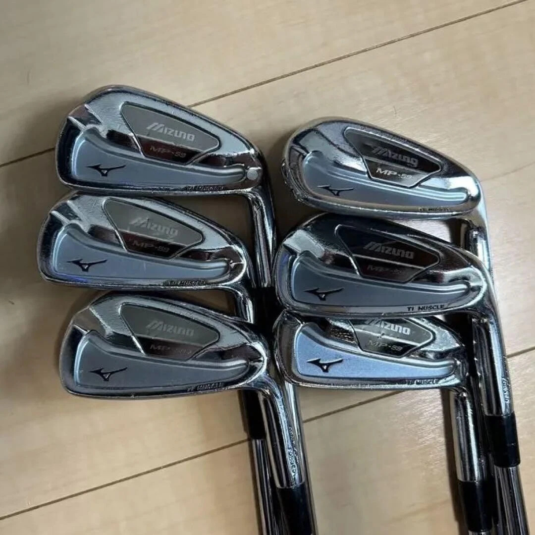 MIZUNO) Iron set 6piece mp-59 5-9,Pw Shaft dynamic gold Flex