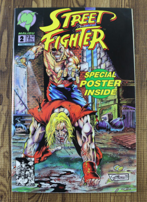 1993 Malibu Comic Street Fighter #2 FN+/VF