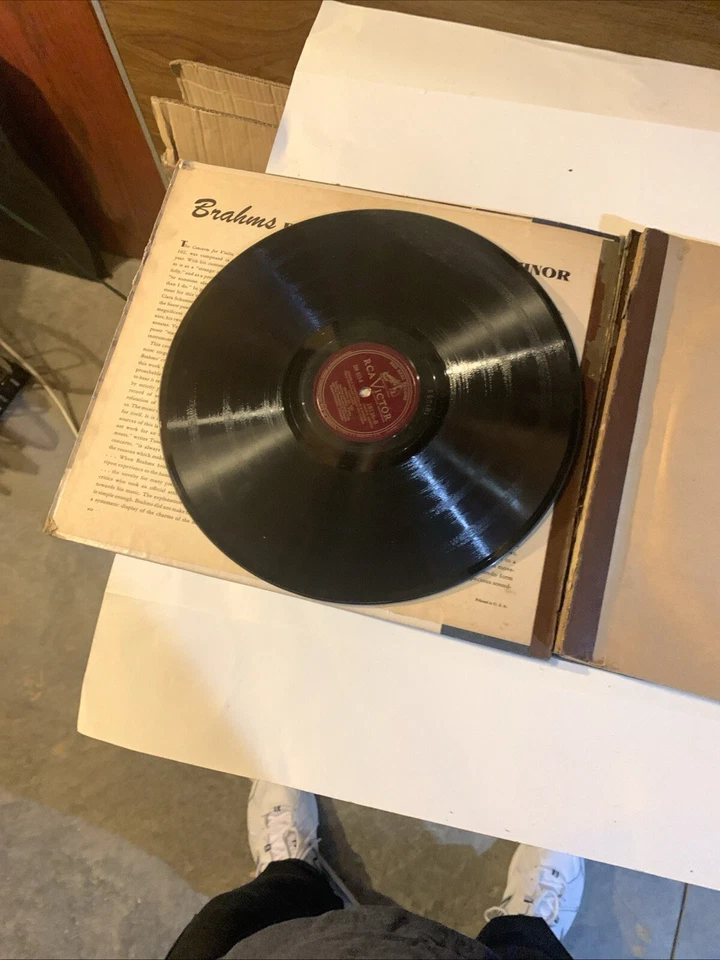 12" Chopin Victor 78 rpm Set Complete Moriz Rosenthal Book And Vinyl - Image 3 of 4