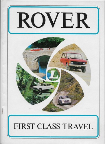 Rover Prospekt + Preisliste 1973: 2000 & 3500 (P6), 31/2 Liter (P5B) & Range Rover