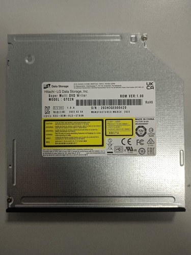 Notebook Laptop  Laufwerk GTC2N Slim für CD / DVD / M-Disc schwarz bulk