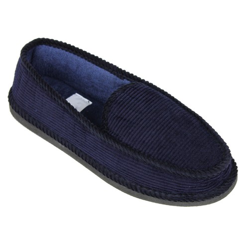 New Men's Corduroy House Shoe Moccasin Slip-on Men Shoes Size 4-14 || 2022 - Picture 6 of 9