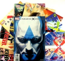 Paradise X 9 Issue Comic Book Lot Marvel Comics 0 1 4 9 12 X A Heralds 1 & 2