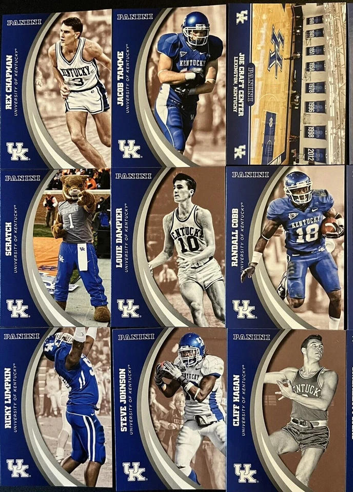 (Lote de 49) Juego completo de 49 cartas Panini Collegiate Kentucky Wildcats 2016 Foto 3 de 4