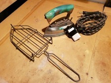 Ferro da stiro SELECT da viaggio Vintage Anni '50 cavo , interruttore e supporto