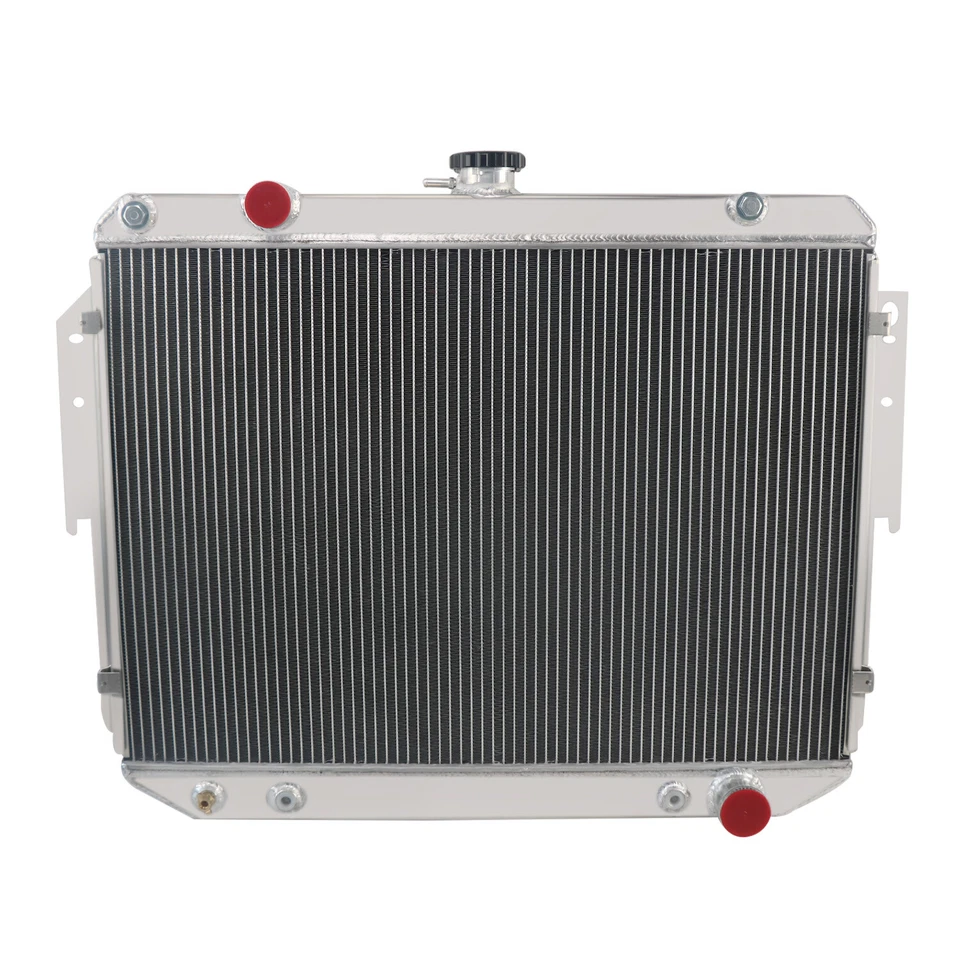 4 Row Aluminum Radiator For 1984-1998 Dodge B1500 B2500 B3500 3.9/5.2/5.9L Truck Foto 3 de 4