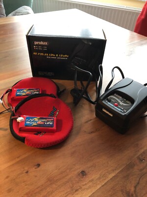 Prolux 3852 Lipo Ladegerät mit 2 Nvision 900 30c Lipo unbenutzt
