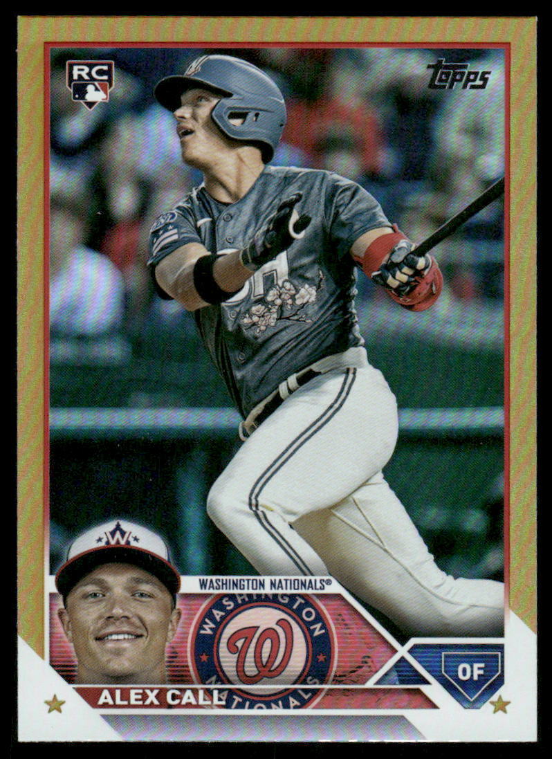 2023 Topps Update #US253 Alex Call Gold Foil