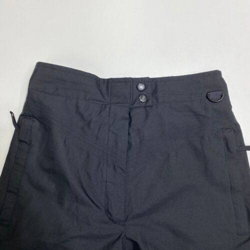 Gore-Tex Winter Schnee Ski Hose Damen 8 schwarz Taschen gefüttert Reißverschluss isoliert - Bild 4 von 14