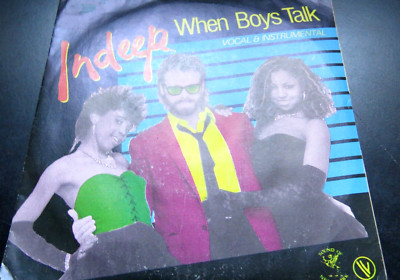 INDEEP - When Boys Talk 7'' VINYL / VOGUE RECORDS - 101764 / 1983