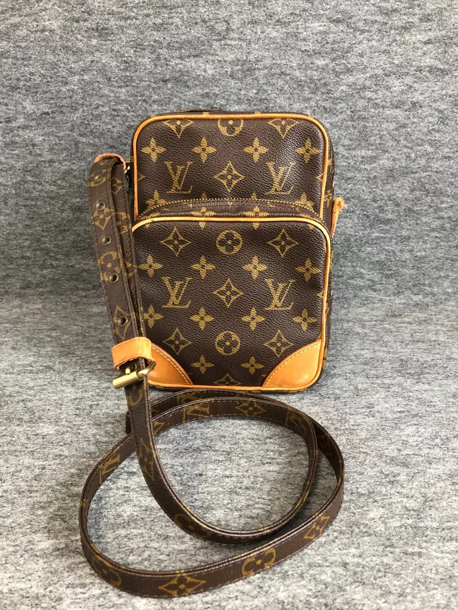 Authentic LOUIS VUITTON Monogram  M45236 Shoulder Bag Brown Leather