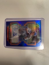 2022 Panini Prizm Draft Picks - Blue Wave Prizm #PDP44 Hunter Barco (RC)