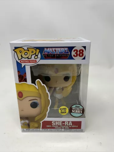  Funko Pop Retro #38 MOTU Classic SHE RA Glow in Dark GITD Specialty Series MINT