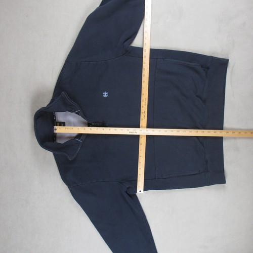 Vintage Nautica Competition Sweatshirt Mens XL Extra Large Blue 1/4 Zip Pullover - Picture 8 of 10