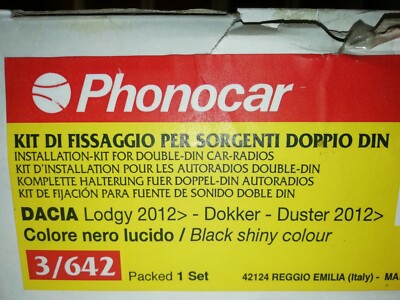 Phonocar 3/642 - Double DIN Car Stereo Panel for Dacia Lodgy/Duster 2012