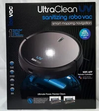 UltraClean Tzumi-ionvac UVSanitizing robo Vac Vacuum Smart mapping WiFi Remote
