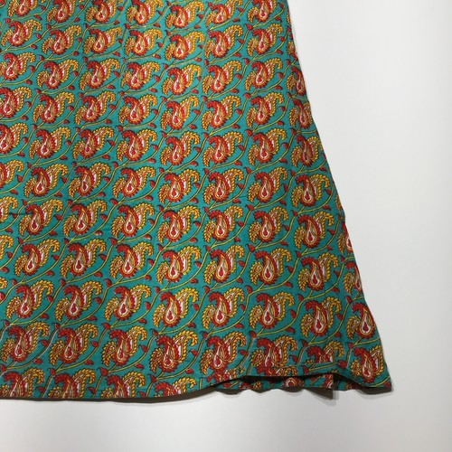 Westside Dress Womens Large Green Paisley Shift Sequined Neckline Short Sleeve - 第 6/12 張圖片
