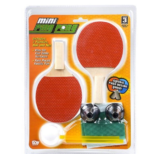 mini ping pong paddle