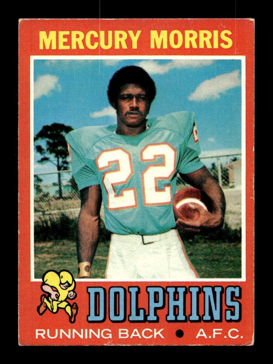 Mercury Morris trading card