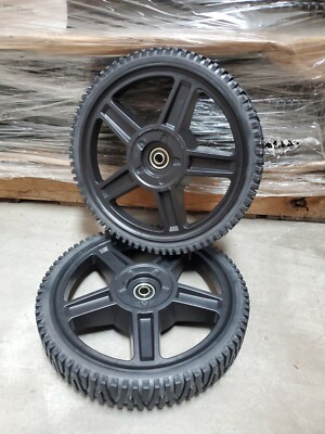 (2) 11'' X 1.75'' 581010301 Wheels Bearings/Both Sides 5 Spoke Black -AD- GS05E