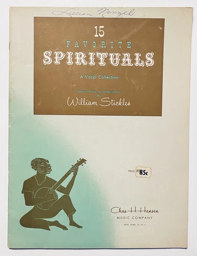 Black Spirituals Vocal Collection with Piano Accompaniment 1952