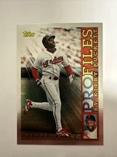 1996 Topps Profiles By Kirby Puckett Kenny Lofton #AL-15 Cleveland Indians 🔥🔥