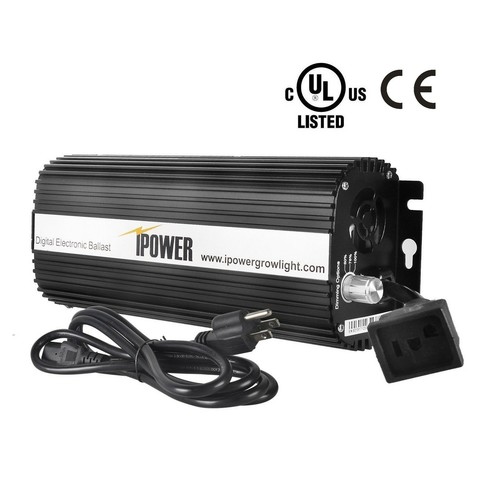 iPower 400W HPS MH Grow Light Kit Cool Tube Wing Reflector Hood Set - Picture 16 of 16