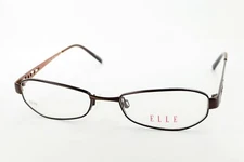 ELLE EL13337 BR Brown Decorative arms  50-17-135 Eyeglass Frames with Case G179